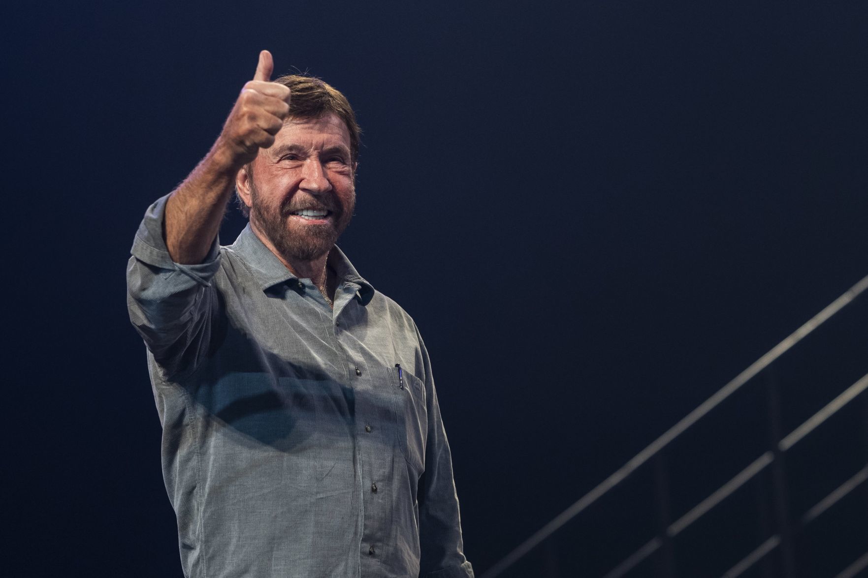 March 10: Actor Chuck Norris